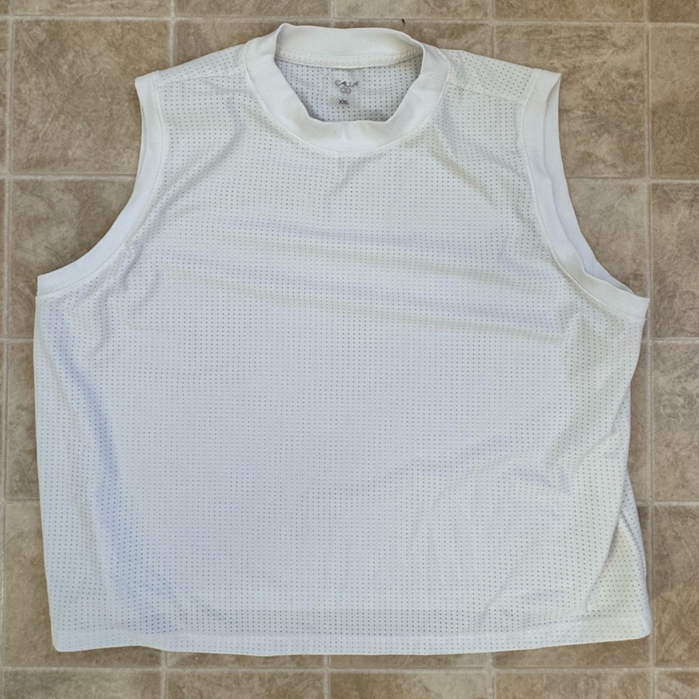 CALIA by Carrie Underwood White Tank Top